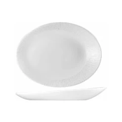 Churchill China Churchill Bamboo Oval Plate 25cm, 9.5" (Box Of 12)