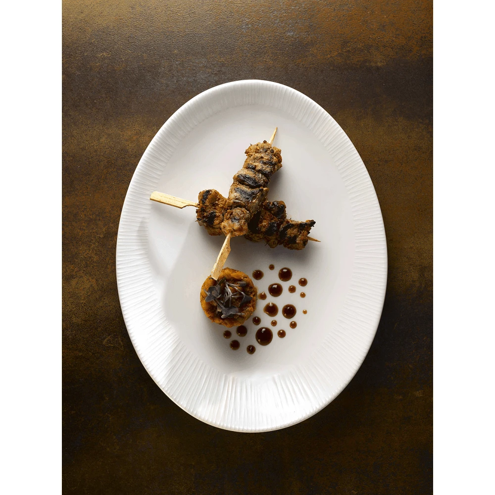 Churchill China Churchill Bamboo Oval Plate 25cm, 9.5" (Box Of 12) 2 Churchill China Churchill Bamboo Oval Plate 25cm, 9.5" (Box Of 12) - Image 2