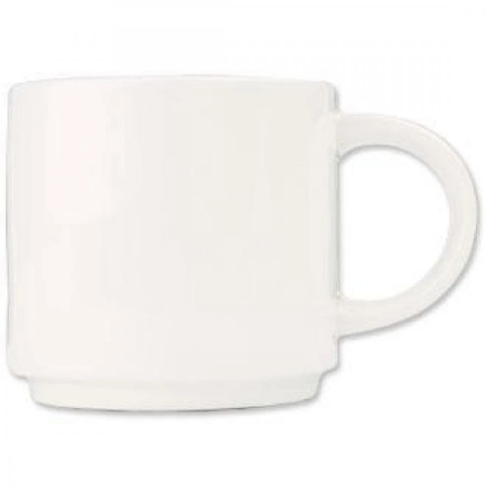 Churchill China Compact 10oz (28.4cl) Stacking Breakfast Cup Churchill (Box Of 12) 1 Churchill China Compact 10oz (28.4cl) Stacking Breakfast Cup Churchill (Box Of 12)