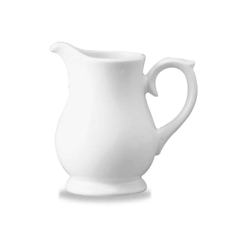 Churchill China Jug 10oz/284ml White Churchill (Box Of 12) 1 Churchill China Jug 10oz/284ml White Churchill (Box Of 12)