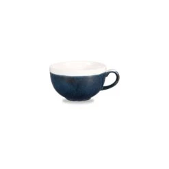 Churchill China Monochrome Cappuccino Cup Sapphire Blue 22.7cl 8oz (Box Of 12)