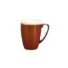 Churchill China Monochrome Mug Cinnamon Brown 34cl 12oz (Box Of 12)