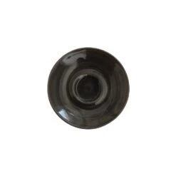 Churchill China Monochrome Saucer Iron Black 15.6cm 6.25" (Box Of 12)