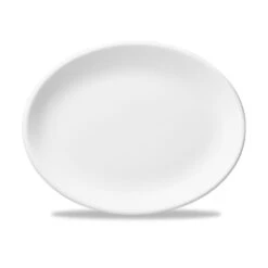 Churchill China Oval Plate 30cm/12" White Churchill (Box Of 12)