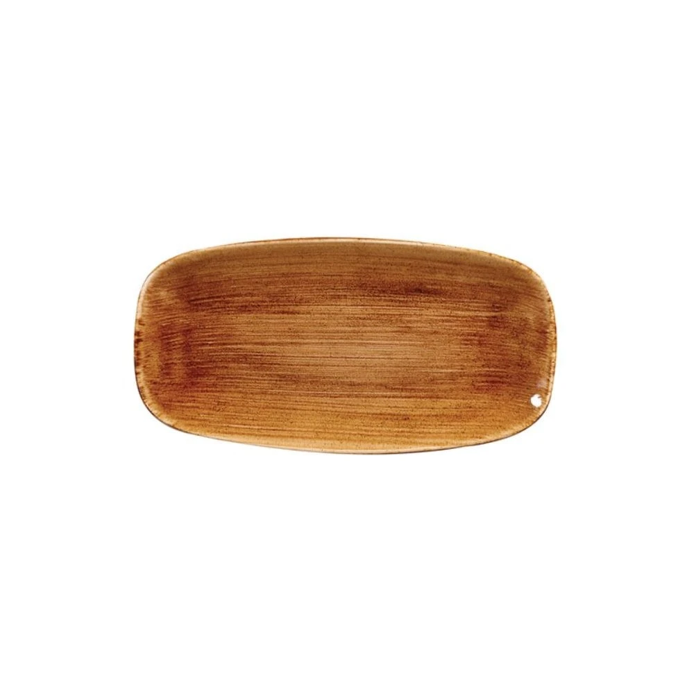 Churchill China Patina Oblong Plate 35 X 18.5cm Vintage Copper (Box Of 12) 1 Churchill China Patina Oblong Plate 35 X 18.5cm Vintage Copper (Box Of 12)