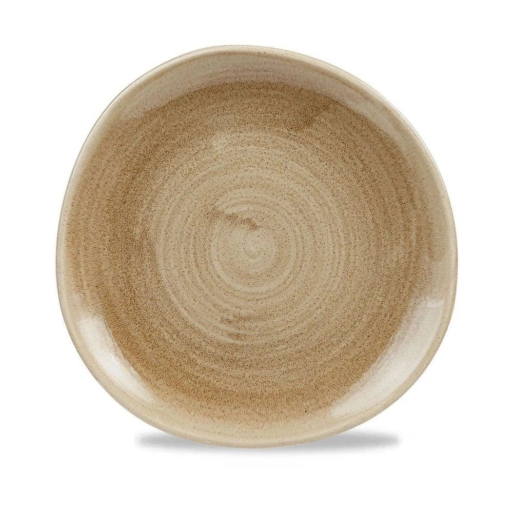 Churchill China Patina Organic Round Plate - 21cm (8.25") Antique Taupe (Box Of 12) 1 Churchill China Patina Organic Round Plate - 21cm (8.25") Antique Taupe (Box Of 12)
