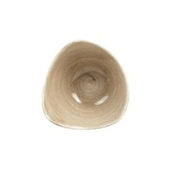 Churchill China Patina Triangle Bowl 23.5cm (9.25") / 21oz Antique Taupe (Box Of 12)