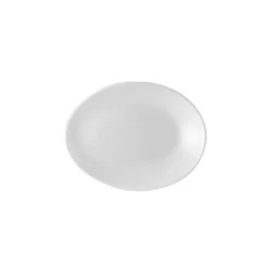 Churchill China Profile White Oval Plate 25 X 19.4 X 3.2cm / 9.5" X 7.4" X 1.25" (Box Of 12)