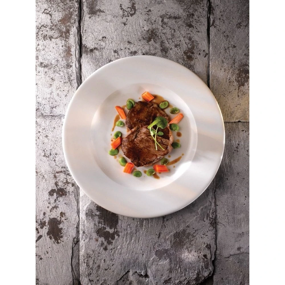 Churchill China Profile Wide Rim Plate - 12" (30.5cm) (Box Of 12) 2 Churchill China Profile Wide Rim Plate - 12" (30.5cm) (Box Of 12) - Image 2