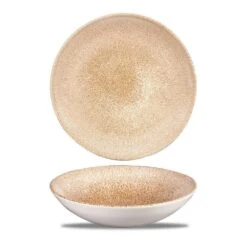 Churchill China Raku Coupe Bowl 7.25" (18.2cm) / 15oz (42.6cl) Garnet Orange (Box Of 12)