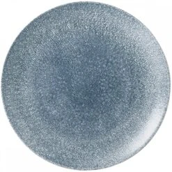 Churchill China Raku Coupe Plate 10.25" (26cm) Topaz Blue (Box Of 12)