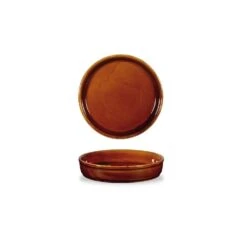 Churchill China Rustics Simmer Mezze Dish - 14cm / 5.5" Brown (Box Of 6)