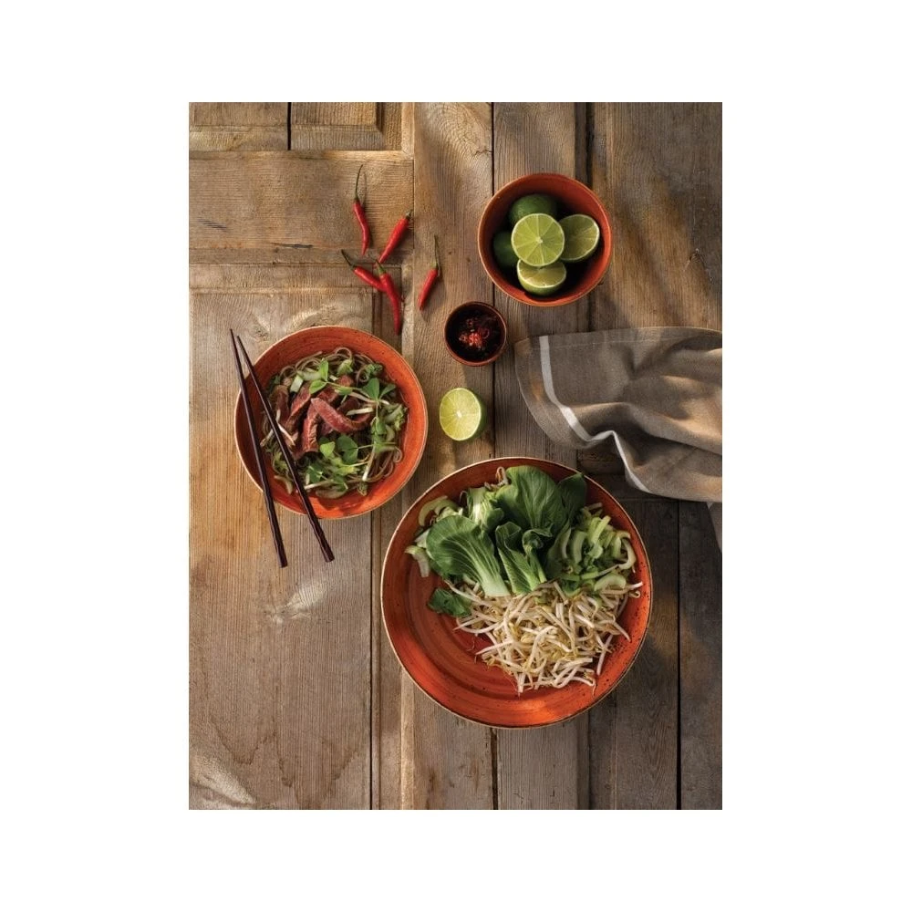 Churchill China Stonecast Coupe Bowl 31cm (12.25") Spiced Orange (Box Of 12) 2 Churchill China Stonecast Coupe Bowl 31cm (12.25") Spiced Orange (Box Of 12) - Image 2