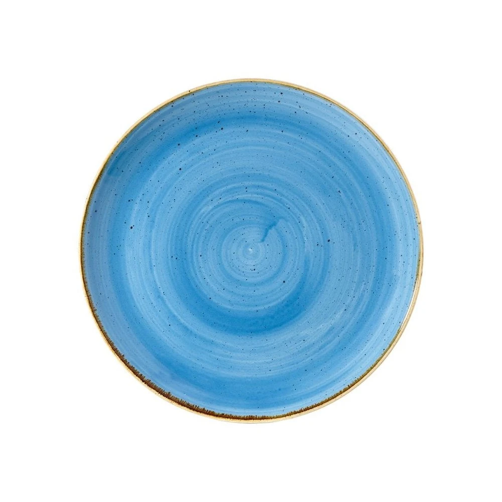 Churchill China Stonecast Coupe Plate 32.4cm (12.75") Cornflower (Box Of 12) 1 Churchill China Stonecast Coupe Plate 32.4cm (12.75") Cornflower (Box Of 12)