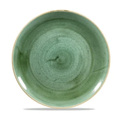 Churchill China Stonecast Samphire Green Evolve Coupe Plate 26.04cm (Box Of 12)