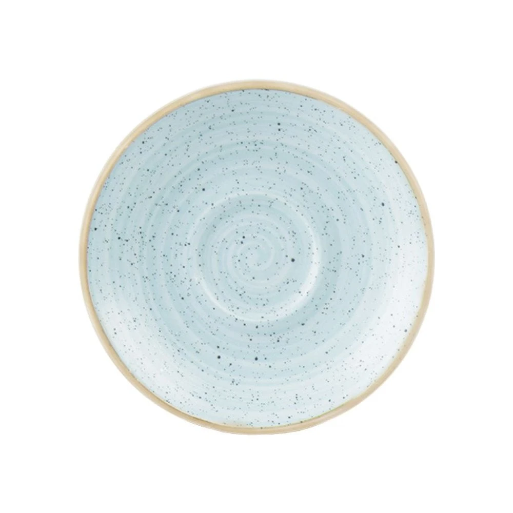 Churchill China Stonecast Saucer 11.8cm (4.5") Duck Egg (Box Of 12) 1 Churchill China Stonecast Saucer 11.8cm (4.5") Duck Egg (Box Of 12)
