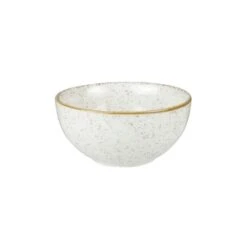 Churchill China Stonecast Soup Bowl 13.2cm - 16oz (47cl) Barley White (Box Of 12)