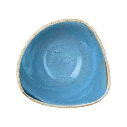 Churchill China Stonecast Triangle Bowl 15.3cm (6") Cornflower (Box Of 12)