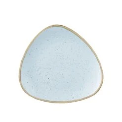 Churchill China Stonecast Triangle Plate 22.9cm (9") Duck Egg (Box Of 12)