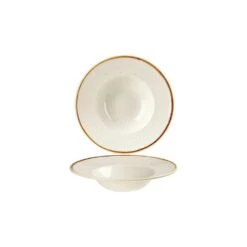 Churchill China Stonecast Wide Rim Bowl - 9.5" (24cm) / 10oz White (Box Of 12)