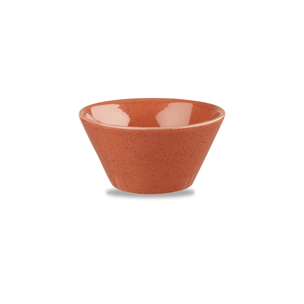 Churchill China Stonecast Zest Bowl 12.1 X 6.5cm 34cl 12oz Spiced Orange (Box Of 12) 1 Churchill China Stonecast Zest Bowl 12.1 X 6.5cm 34cl 12oz Spiced Orange (Box Of 12)