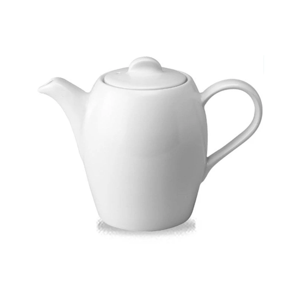 Churchill China White Holloware Cafe Teapot 34cl 12oz (Box Of 4) 1 Churchill China White Holloware Cafe Teapot 34cl 12oz (Box Of 4)