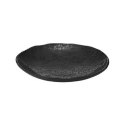 Dalebrook Noir Mineral Crackle Glaze Melamine Plate 300x52mm (Box Of 12)