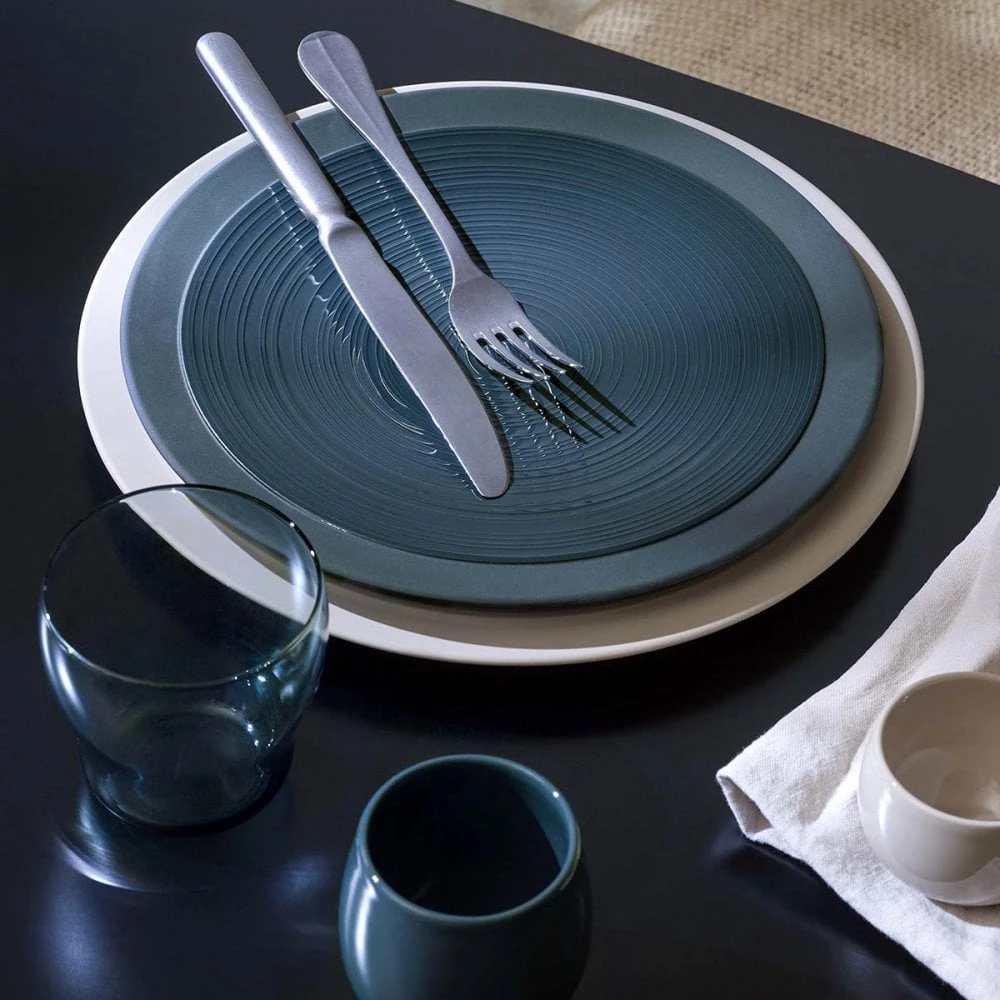 Degrenne Bahia Blue Stone Round Dinner Plate 23cm (Box Of 6) 3 Degrenne Bahia Blue Stone Round Dinner Plate 23cm (Box Of 6) - Image 3