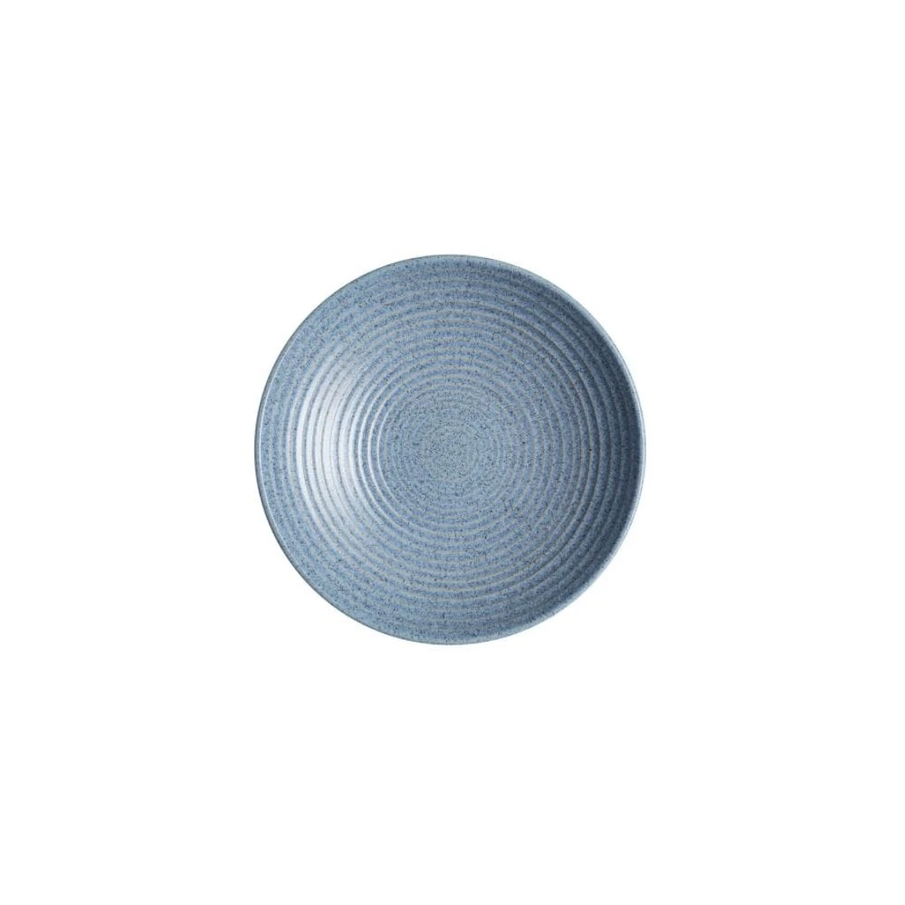 Denby Studio Blue Flint Medium Ridged Bowl 25.5cm / 10" (Box Of 6) 1 Denby Studio Blue Flint Medium Ridged Bowl 25.5cm / 10" (Box Of 6)