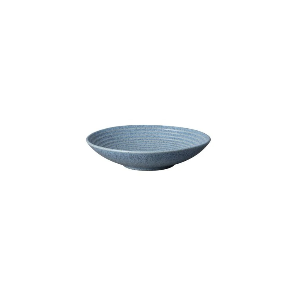 Denby Studio Blue Flint Medium Ridged Bowl 25.5cm / 10" (Box Of 6) 2 Denby Studio Blue Flint Medium Ridged Bowl 25.5cm / 10" (Box Of 6) - Image 2