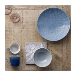 Denby Studio Blue Flint Medium Ridged Bowl 25.5cm / 10" (Box Of 6) 5 Denby Studio Blue Flint Medium Ridged Bowl 25.5cm / 10" (Box Of 6) -Kitchen Supplies denby studio blue flint medium ridged bowl 25 5cm 10 box of 6 p3582 9402 image