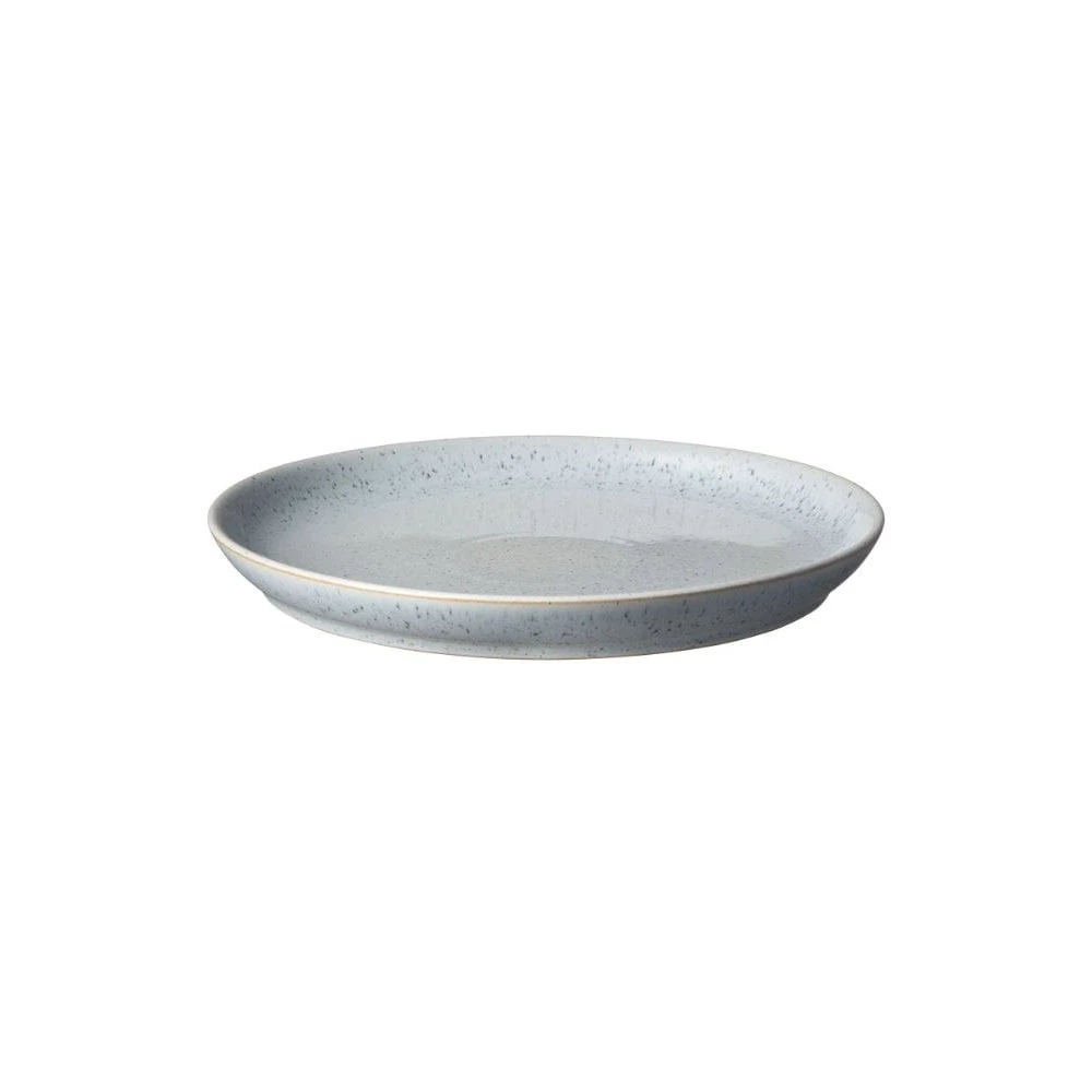Denby Studio Blue Pebble Medium Coupe Plate 21cm / 8" (Box Of 6) 2 Denby Studio Blue Pebble Medium Coupe Plate 21cm / 8" (Box Of 6) - Image 2