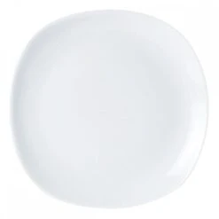 DPS Tableware Porcelite Square Plate 25cm/10" (Box Of 6)