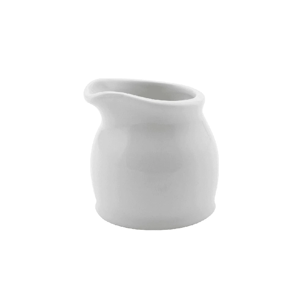 Genware Porcelite 1oz (3cl) Milk Jug (Box Of 6) 1 Genware Porcelite 1oz (3cl) Milk Jug (Box Of 6)