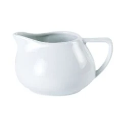 Genware Porcelite Contemporary Milk Jug 10oz/284ml (Box Of 6)