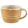 Genware Terra Porcelain Roko Sand Coffee Cup 23cl / 8oz (Box Of 6)