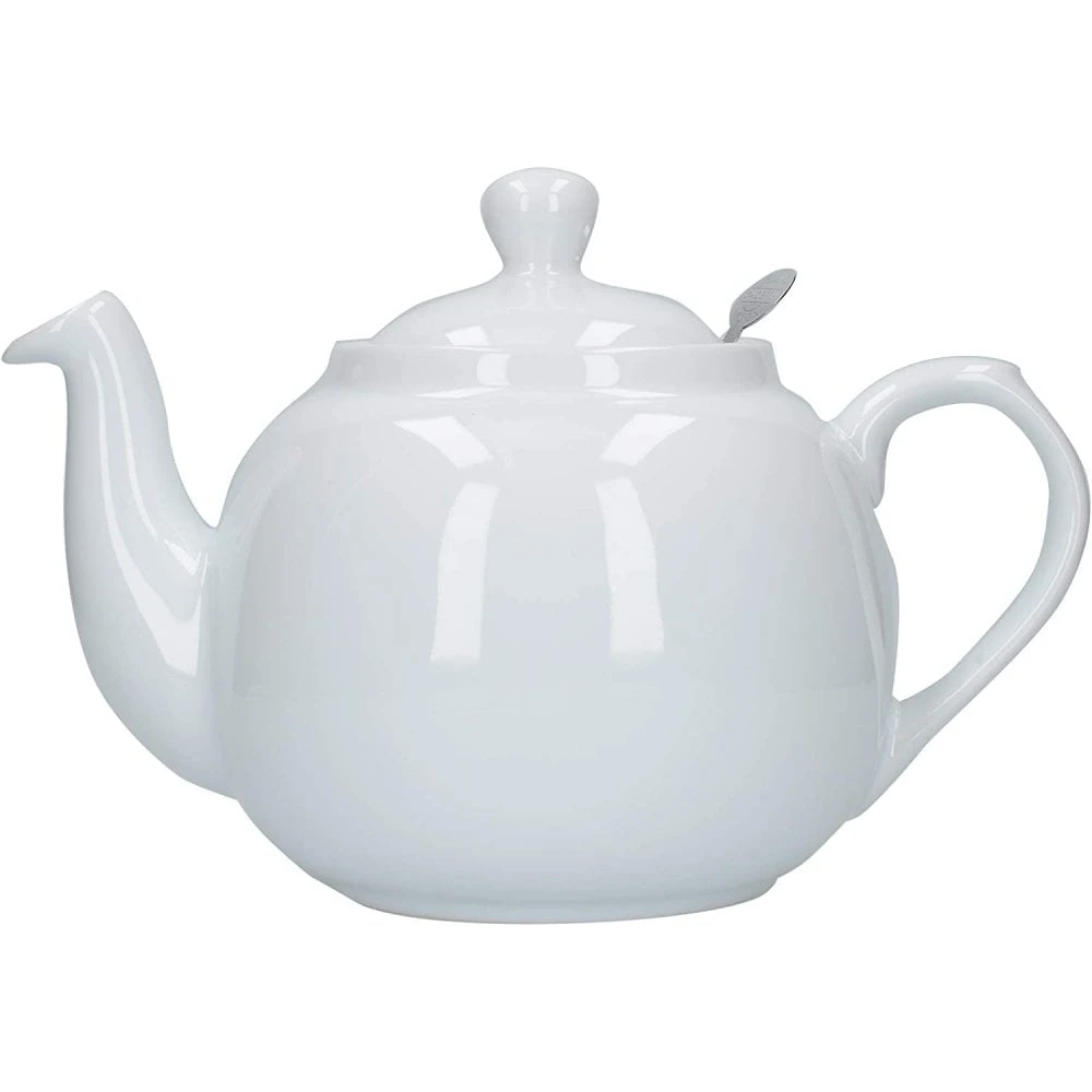 Lifetime Brands Farmhouse Filter 6 Cup 1.5l/52.8oz Teapot White 1 Lifetime Brands Farmhouse Filter 6 Cup 1.5l/52.8oz Teapot White
