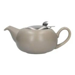 Lifetime Brands London Pottery 2 Cup Pebble Filter Teapot - Putty