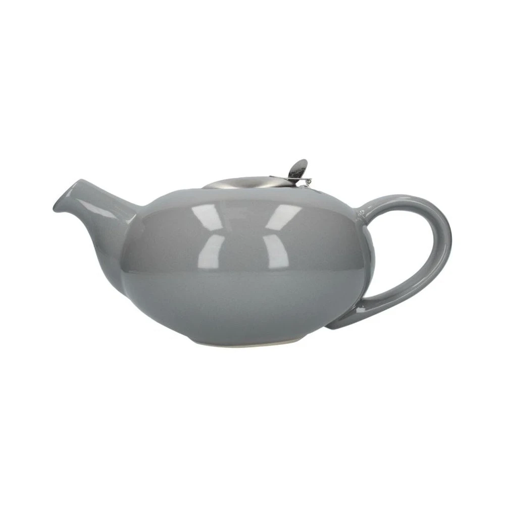 Lifetime Brands London Pottery 2 Cup Pebble Teapot - Light Grey 1 Lifetime Brands London Pottery 2 Cup Pebble Teapot - Light Grey