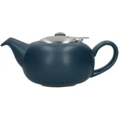 Lifetime Brands London Pottery 2 Cup Pebble Teapot - Slate Blue