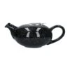 Lifetime Brands London Pottery 4 Cup Pebble Filter Teapot - Flecked Black Teapot