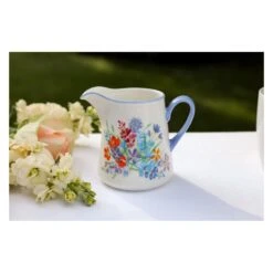 Kitchen Supplies 29 Kitchen Supplies -Kitchen Supplies lifetime brands london pottery viscri meadow ceramic milk jug 8oz almond ivory cornflower blue p7213 8659 image