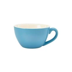 Genware Royal Bowl Shape Cup - 12oz / 34cl Blue (Box Of 6)