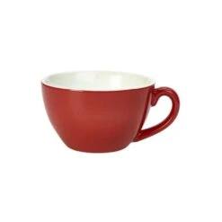 Genware Royal Bowl Shape Cup - 12oz / 34cl Red (Box Of 6)
