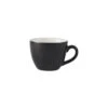 Genware Royal Bowl Shape Cup - 3oz / 9cl Black (Box Of 6)