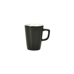 Genware Royal Latte Mug - 12oz / 34cl Black (Box Of 6)