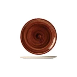 Steelite International Craft Coupe Plate 20.25cm/8" Terracotta (Box Of 24)