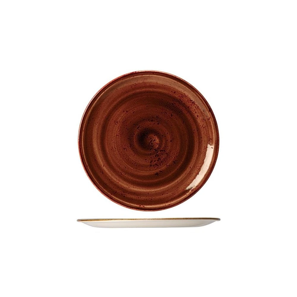 Steelite International Craft Coupe Plate 20.25cm/8" Terracotta (Box Of 24) 1 Steelite International Craft Coupe Plate 20.25cm/8" Terracotta (Box Of 24)