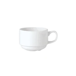 Steelite International Steelite Stacking Cup 200ml / 7oz Slimline White (Box Of 36)