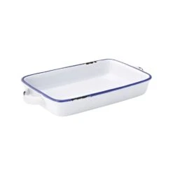 Utopia Tableware Avebury Blue Large Rect. Dish - 8.5" (22cm) (Box Of 12)